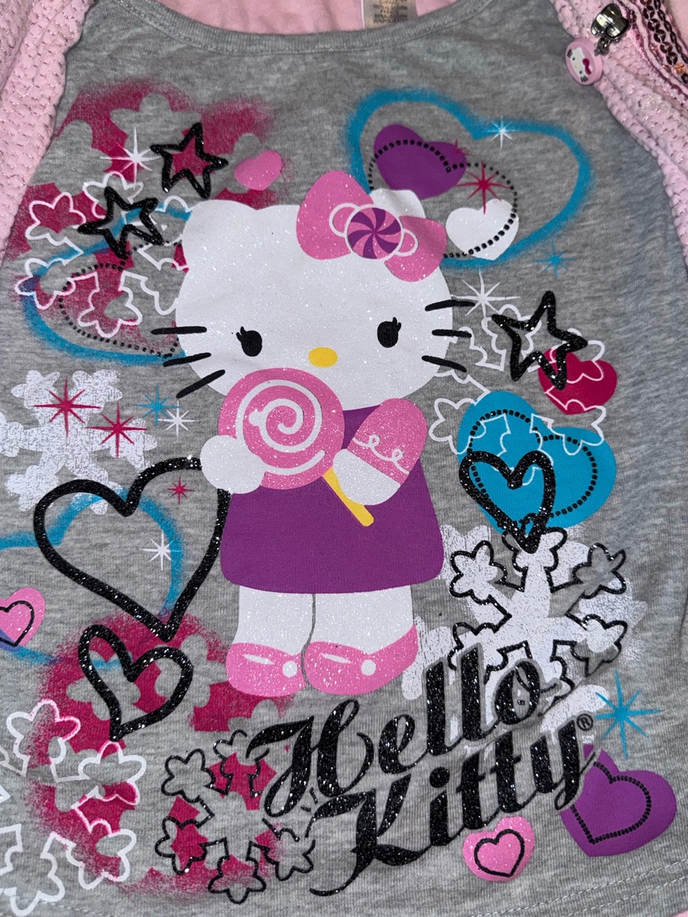Hello Kitty sequin shirt jacket - Picture 3 of 13